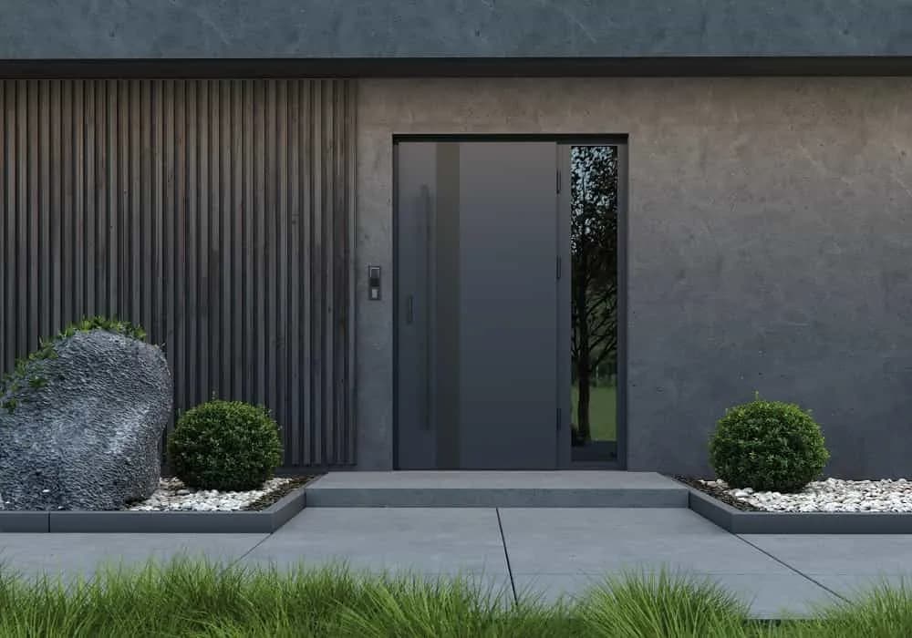 Perfekcyjne wykończenie ścian przy drzwiach zewnętrznych poradnik