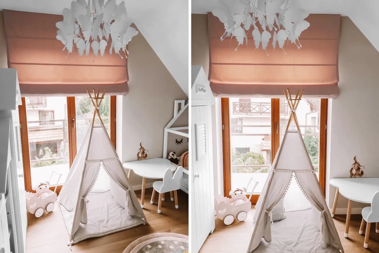Pokój dziecka: Jak bezpiecznie i pięknie udekorować okno?