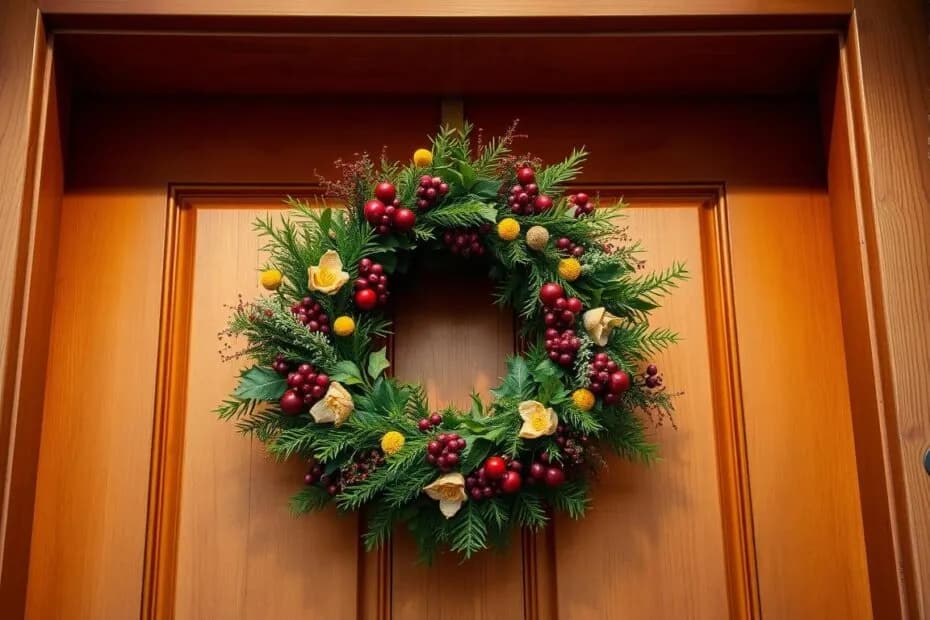 Jak powiesić wieniec na drzwiach? 5 metod bez uszkodzeń!