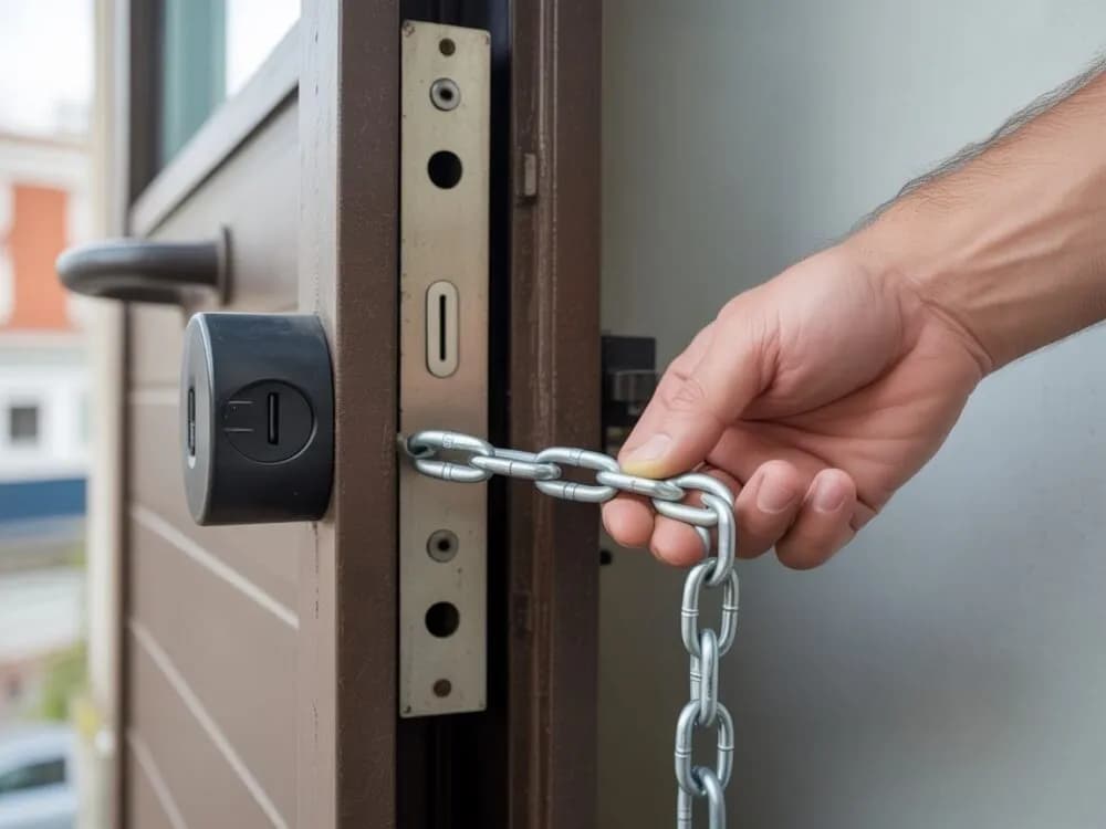 Jak zamontować łańcuch do drzwi? Praktyczny poradnik krok po kroku